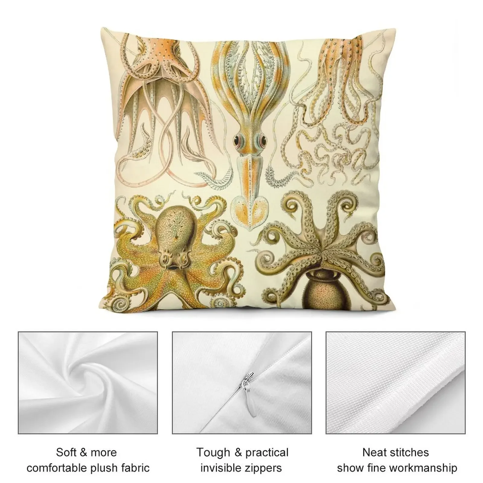 Gamochonia - Ernst Haeckel Декоративная подушка для дивана