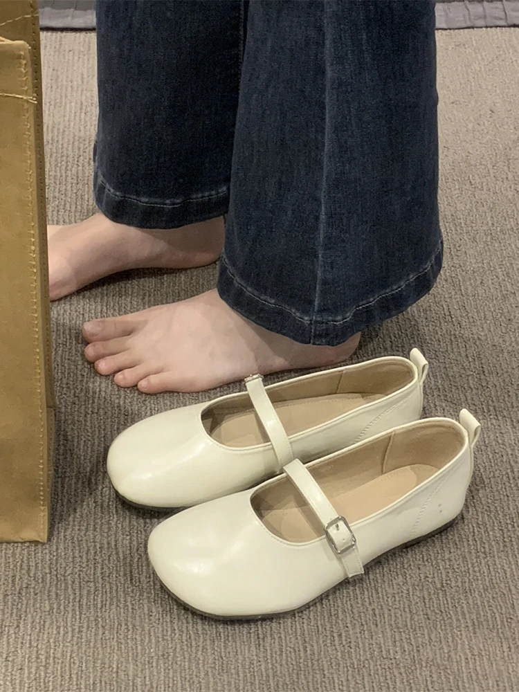 

Туфли женские удобные и элегантные, мягкие оксфорды на низком каблуке, Классическая кожаная обувь в британском стиле, лето-осень