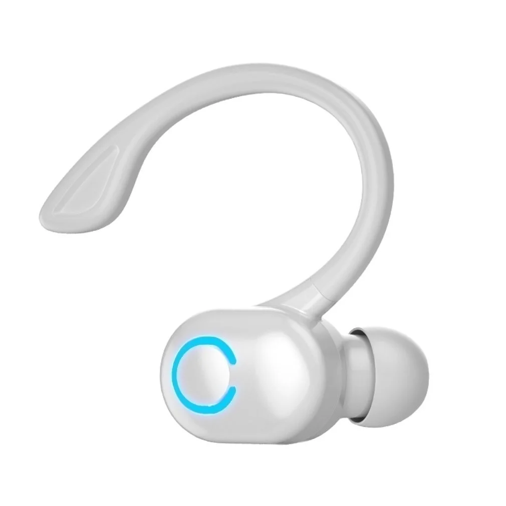 Wireless Bluetooth-compatible 5.2 Ear Hook Single Mini Business Headphone HIFI Bass Noise Cancelling Sports Gaming Headset Best images - 6