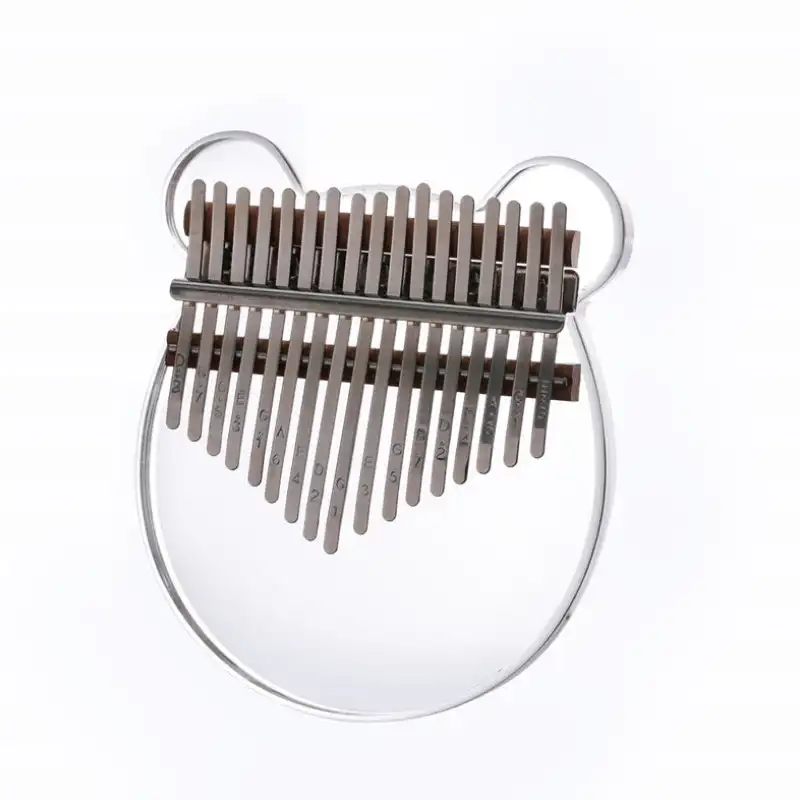 

Portable 8 Keys Thumb Piano Wooden/Acrylic Finger Keyboard Musical Instrument For Adult Kids Girlfriend Accessory Pendant Gifts