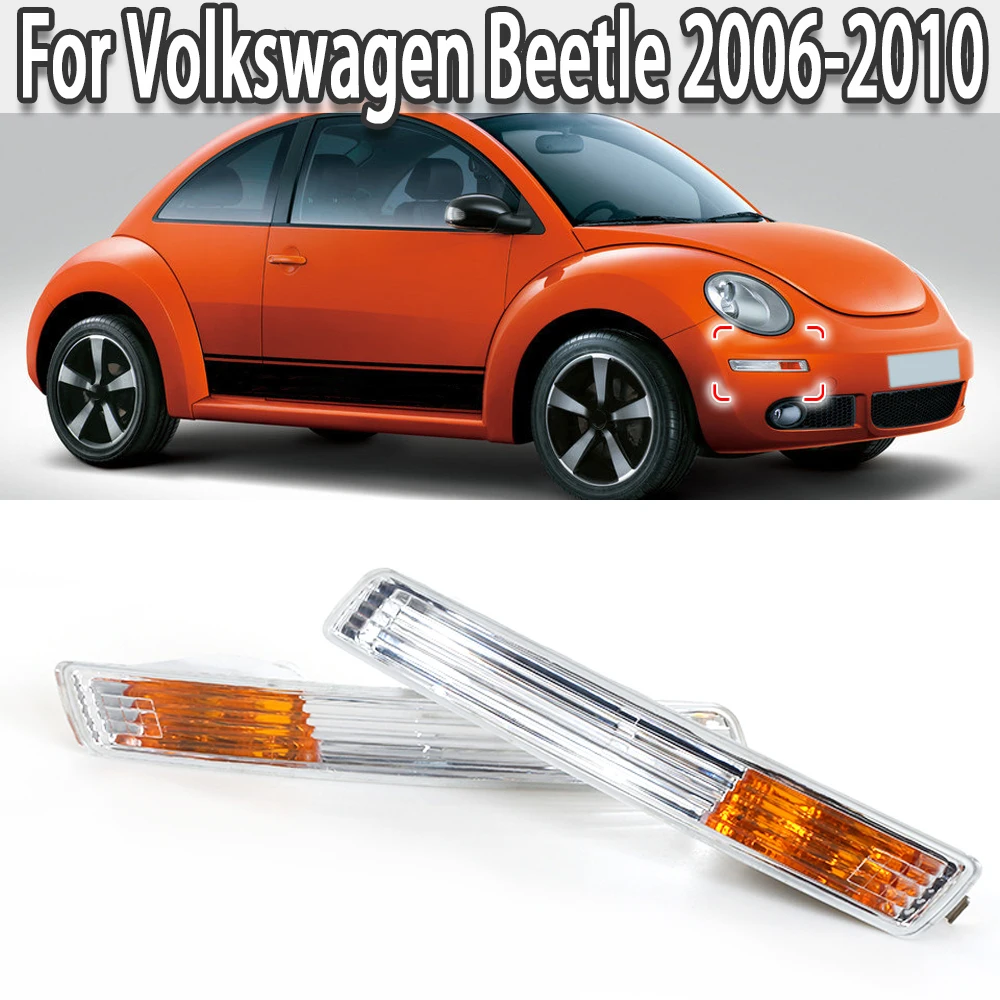 

New Front Bumper DRL Daytime Running Lamp Turn Signal Light For Volkswagen Beetle 2006 2007 2008 2009 2010 1C0 953 041 R/Q