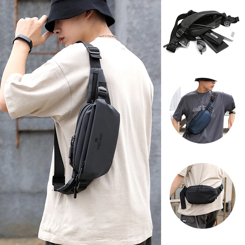 Men's Waist Bag Fashion Chest Pack Outdoor Sports Belt For Teenager Waterproof Men Bags High Quality Fanny |