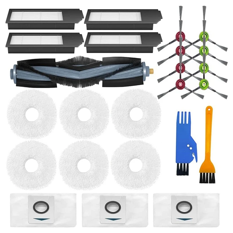 

Набор для пылесоса Ecovacs Deebot X1 Omni Turbo, основная щетка, фильтр НЕРА, Швабра, тканевый мешок для пыли, запчасти для замены