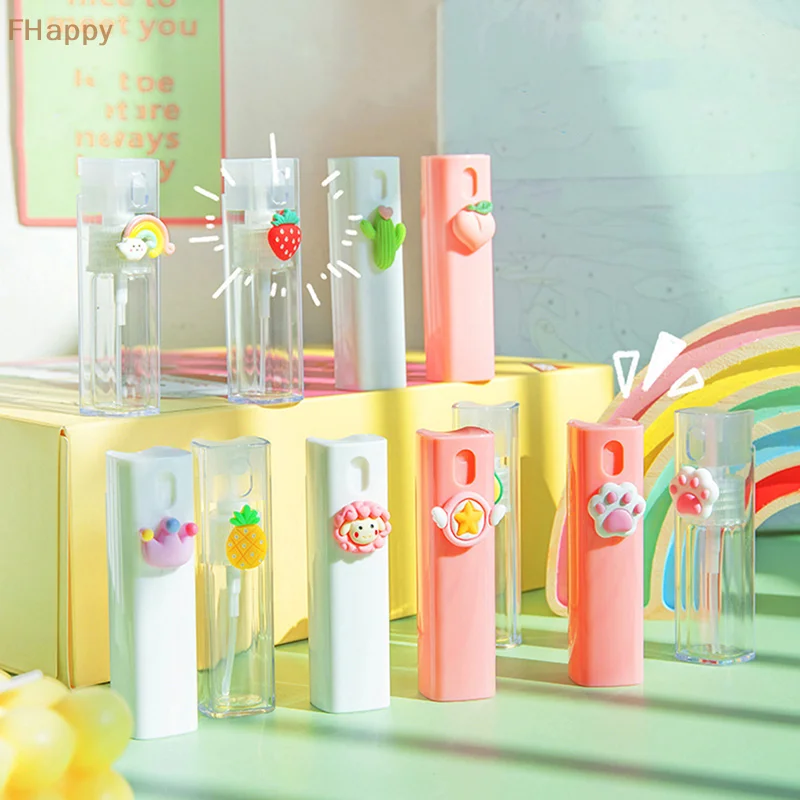 

10ML Cute Spray Bottle Portable Small Cartoon Water Refillable Bottle Moisturizing Travel Dormitory Household Makeup Summer
