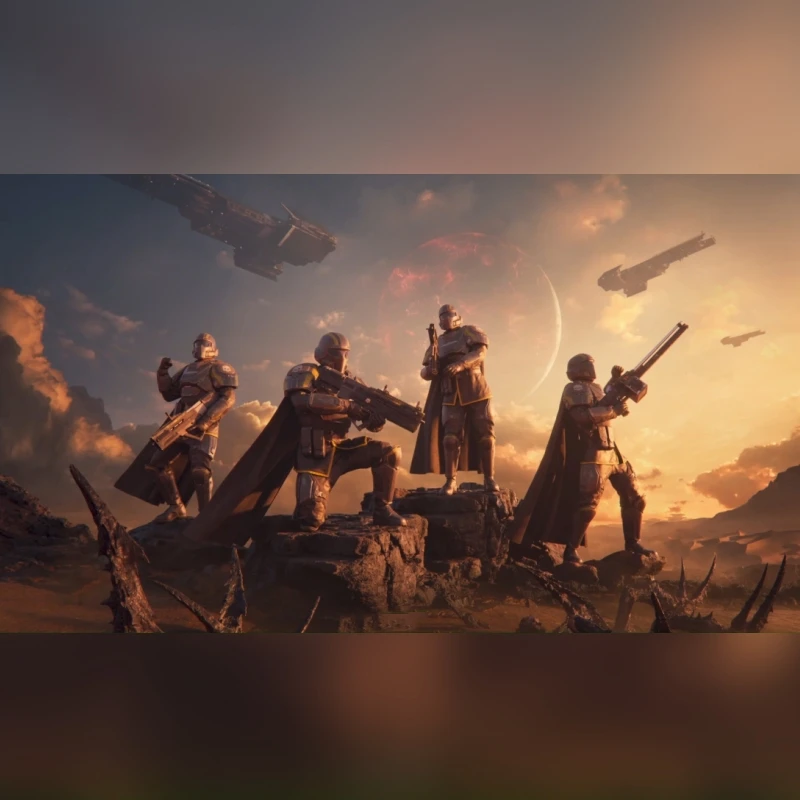 Sony Playstation 4 PS4 бывшая в употреблении игровой компакт-диск Helldivers официальный