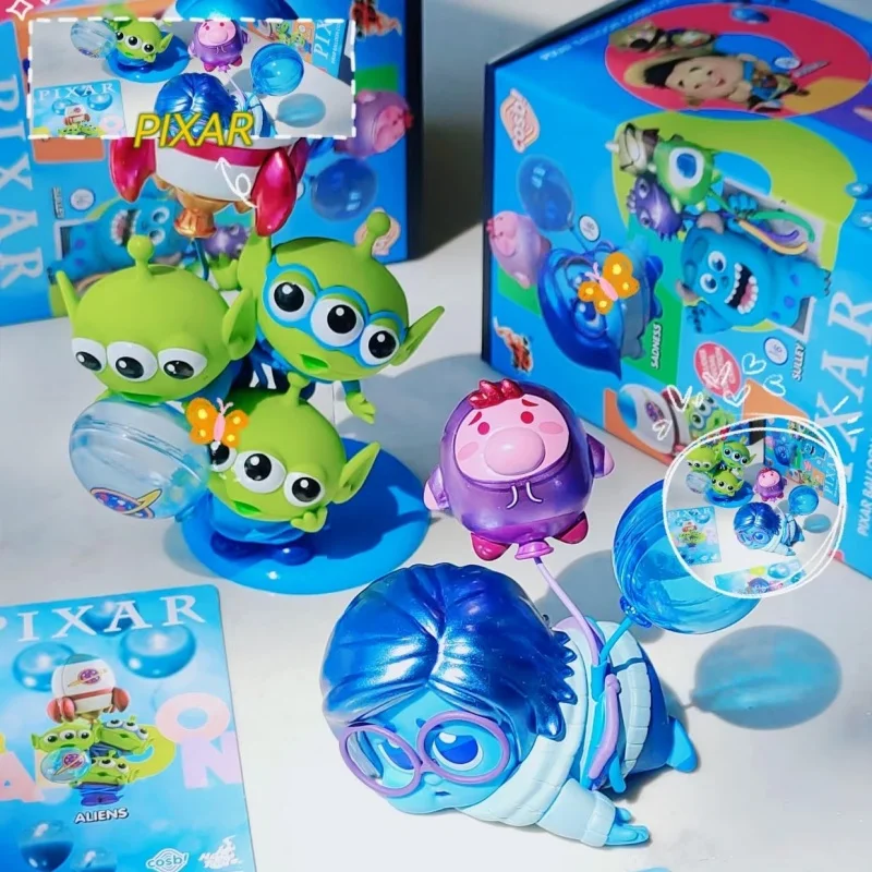 Фото Оригинальная коллекционная фигурка Hot Toys Pixar Balloon Series COSBI Joy Embarrassment в слепой коробке, кукла-фигурка, подарок на праздник/день рождения №3