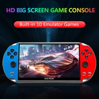 x7x12 plus handheld game console 4 35 17 1 inch hd screen portable audio video player classic play built in10000 free games