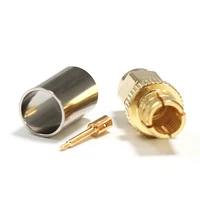 1pc sma male plug switch connector for lmr300 straight goldplated new wholesale