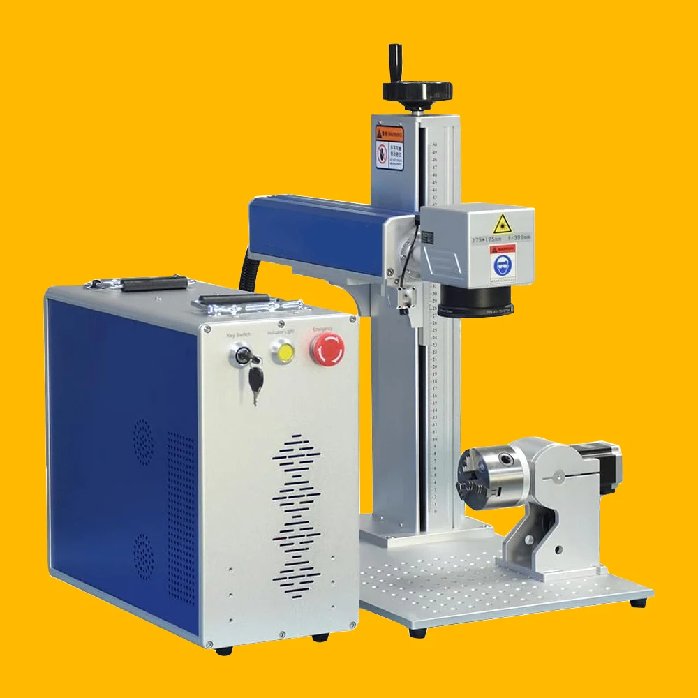 

Portable Fiber Laser Marking Machine Metal Laser Engraving Machine 20w 30w 50w RAYCUS Laser Source Metal Materials Air-cooled