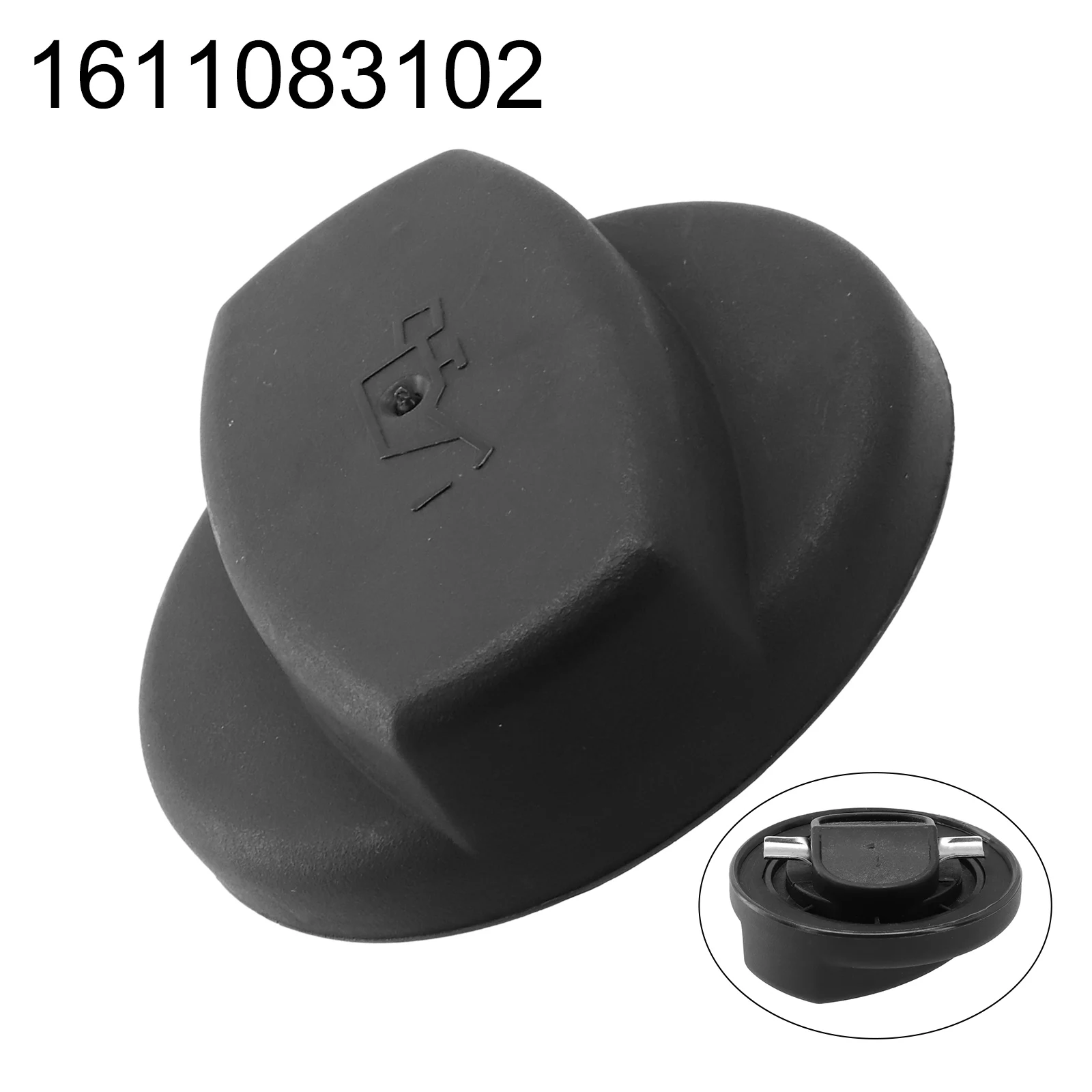 

Car Oil Filler Cap For Ssangyong MUSSO KORANDO REXTON KYRON ACTYON STAVIC 1611083102 Plastic Black Auto Fuel Tank Cap