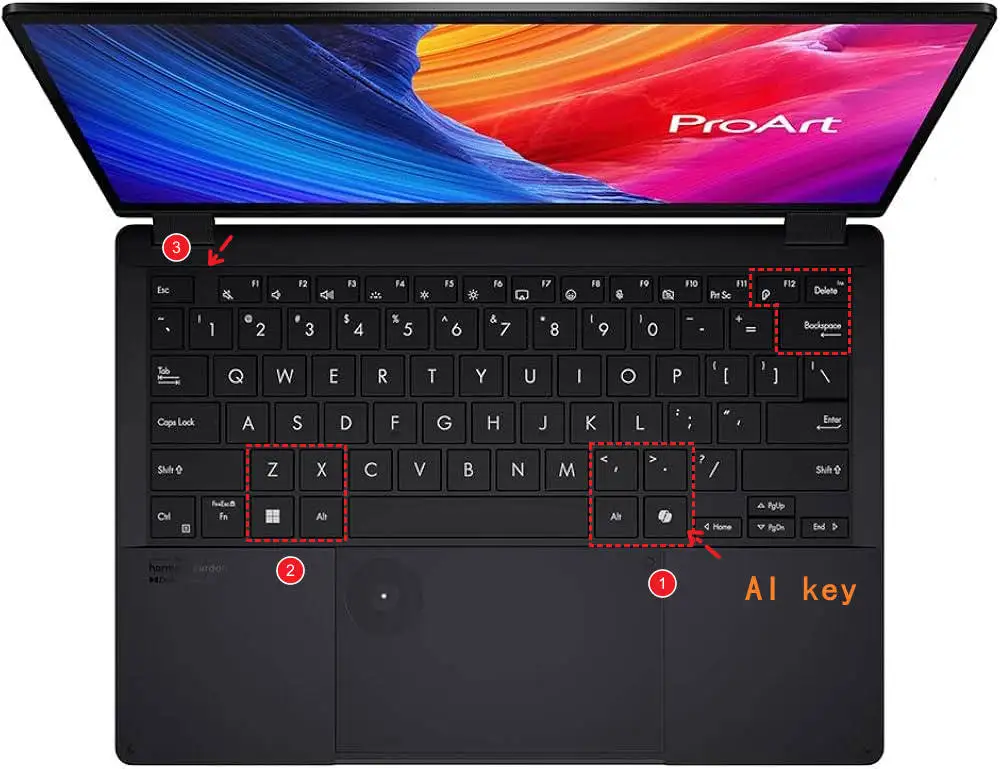 Для ASUS ProArt PX13 HN7306 2024 PX 13-дюймовый Pro Art 13 (2024) силиконовый защитный чехол для