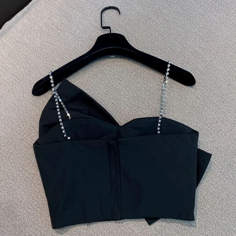 Бретели Для женщин Kawaii большой бант укороченный пикантная обувь на тонких