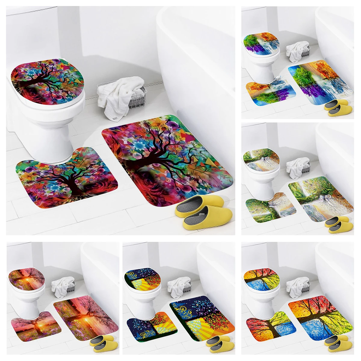 

home bathroom floor mats Bath Foot mat modern bathroom accessories rug Toilet mat Bathtub anti-slip carpet