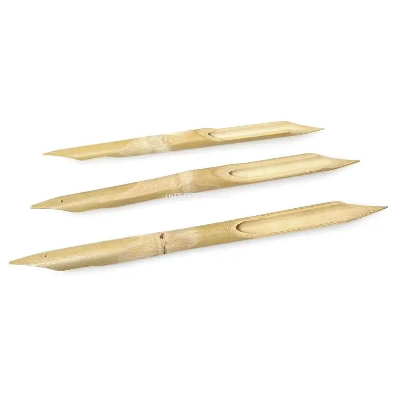 

3Pcs Bamboo Pen Hole Puncher DIY Pottery Ceramic Polymer Clay Carve Shaping Tool Dropship