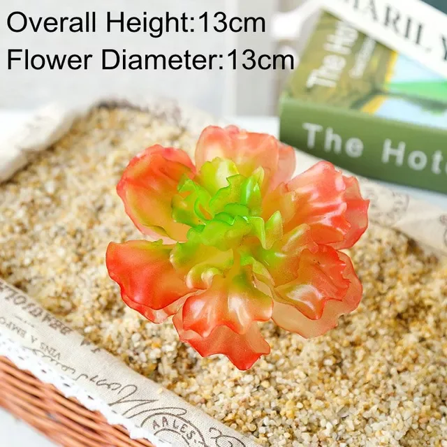 

Styles Red Artificial Succulents Plants Home Garden Bedroom Decoration Fake Plants Desktop Table Mini Bonsai Party Supplies