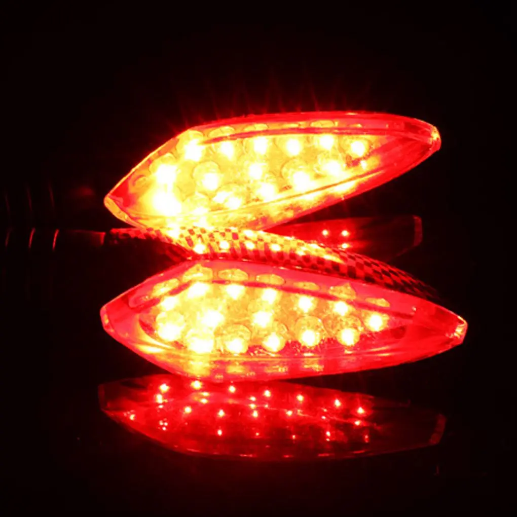 

2Pcs Motorcycle car turn lights LED Turn Signal Arrow Indicator Light