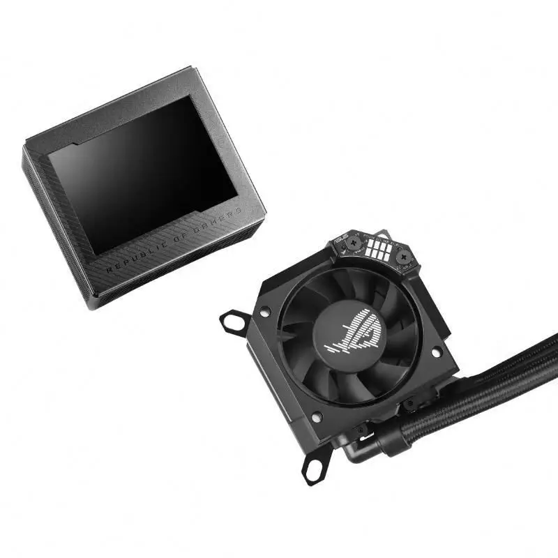 Кулер для процессора ROG RYUJIN 360 ARGB черный мм RGB Водяной кулер охлаждение игрового