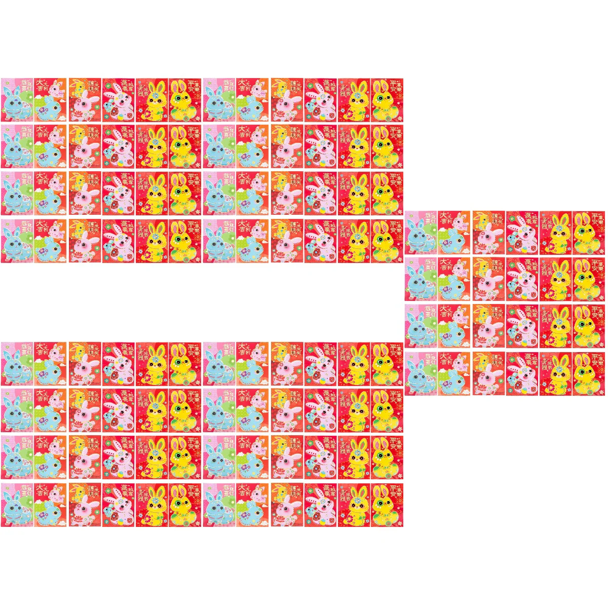 

Year Red New Envelopes Envelope Rabbit Hong Bao Money Gift Chinese Festival Spring Packets Cash Supplies Pocketpaper Lunar Lucky