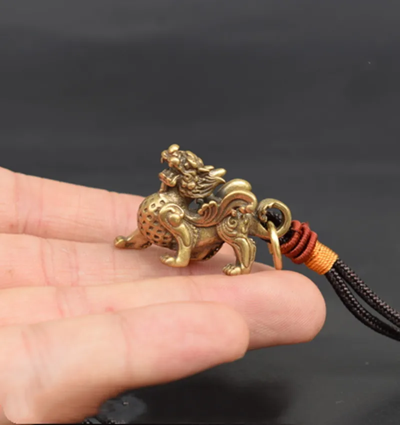 Мужская подвеска в виде дракона стиле ретро |