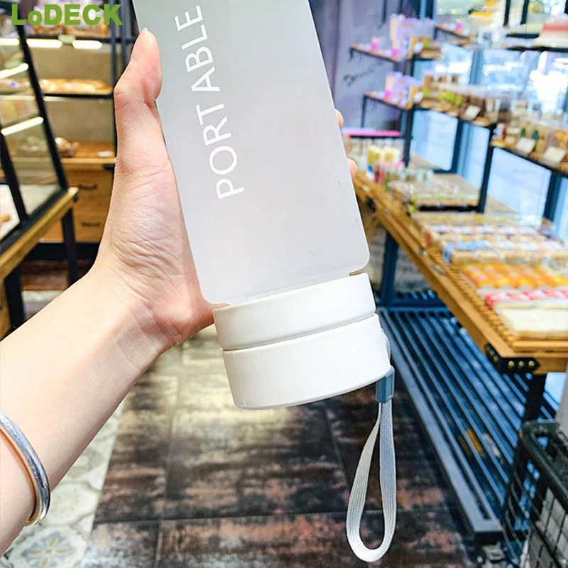 

800ml Water Bottle BPA Free Plastic Drinking Tumbler Large Capacity Juice Mug Outdoor Sport Cup Travel Portable Leakproof Kettle