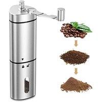 manual coffee grinder mini stainless steel hand handmade coffee bean burr grinders mill kitchen tool grinders coffee accessories