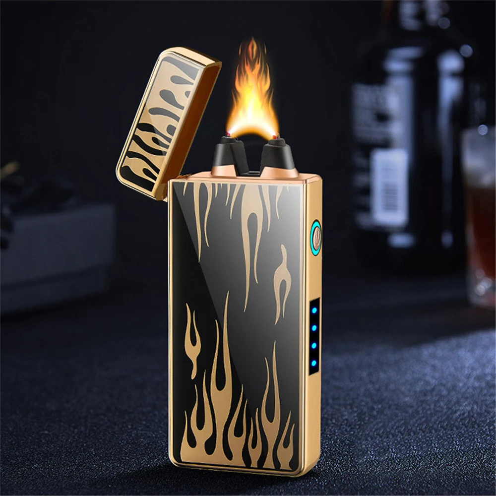 Rechargeable Big Flame Large Battery Capacity Windproof Usb 