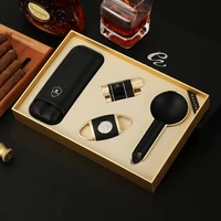 galiner luxury cigar lighter clipper set home ashtray smoking accessories jet lighter with punch cigar humidor leather