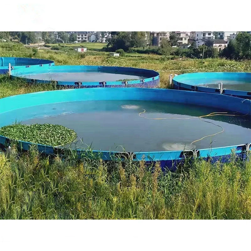 Фото Лидер продаж, складные ПВХ брезентовые резервуары для сельского хозяйства рыб, домашнее и наружное биофокальное оборудование, пруды для раа, сома, фахотины, фамии №4