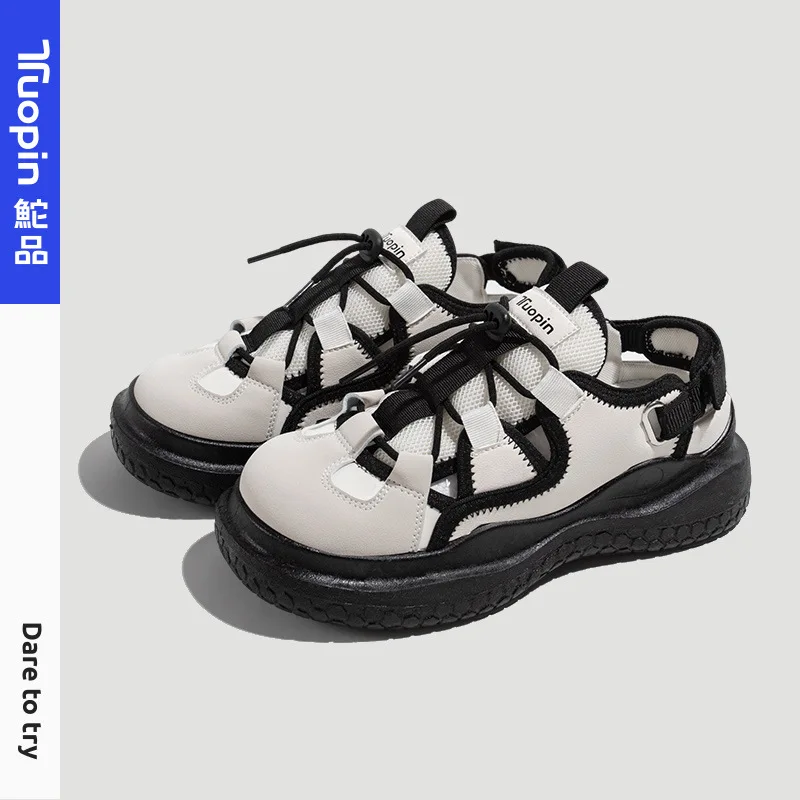 

Advanced Casual and Versatile Women's Shoes 2023 Summer New Hollow Out Breathable Niche Design Board Trendy Shoes