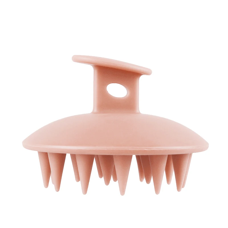 

Lohas Mold-free One-piece Solid Silicone Hair Shampoo Brush Head Scalp Massager for Healthy Hair Growth Dry Scalp LMZ308