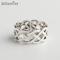 jellystory 925 sterling silver open rings for women simple 4 4g female rings wedding anniversary fine finger jewelry 2022 trend