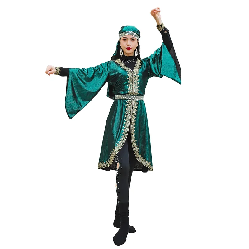 Dabke национальный костюм для танца Ливана арабский комплект из 4 предметов ручная