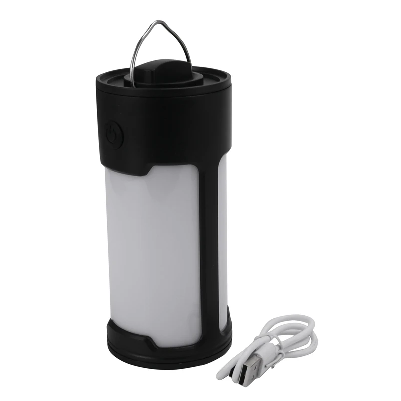 

Portable Hanging Camping Tent Lantern Lightweight USB Rechargeable Emergency Lamp Search Light For Hiking Camping