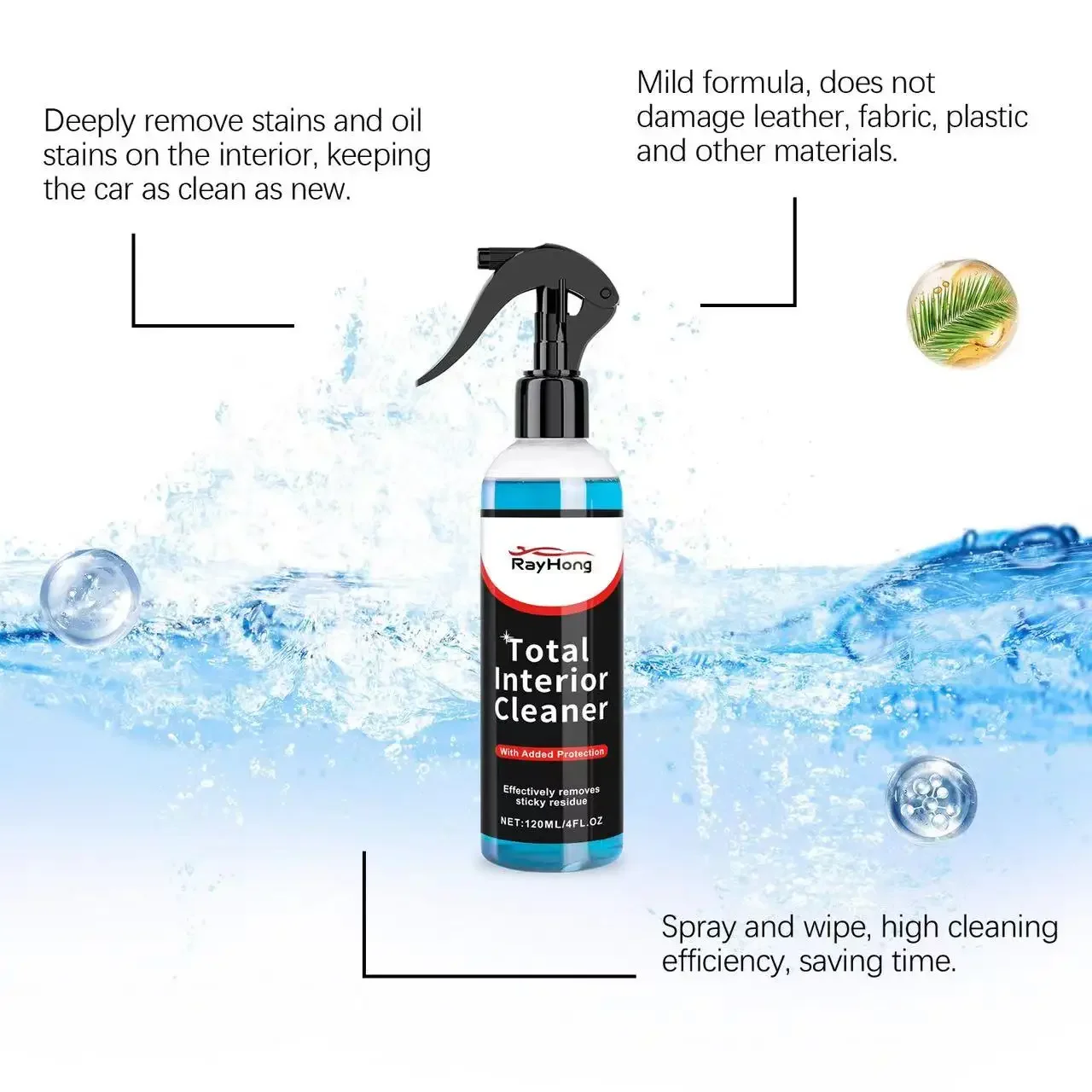 Средство для очистки автомобиля многофункциональная пена ухода за автомобилем