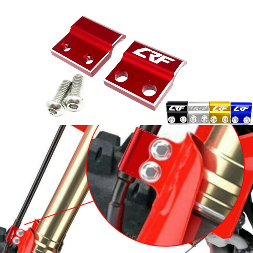 

For HONDA CRF 125R 150R 250R 250X CRF LOGO Front Brake Lines Hose Clamp Holder