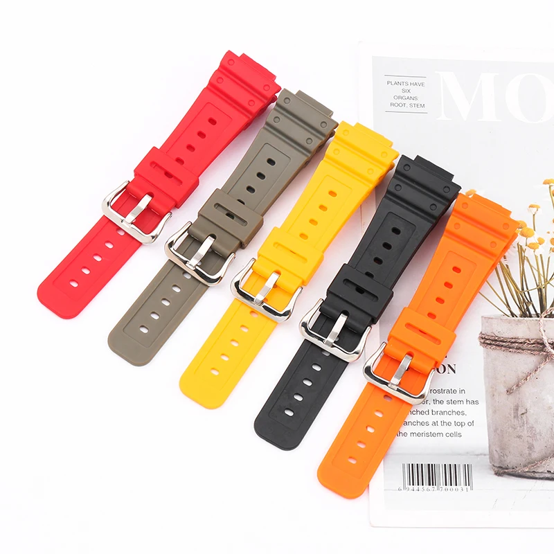 Resin strap case for Casio G-Shock GA2100 2110 Sports Waterproof silicone rubber watch strap accessories watch band