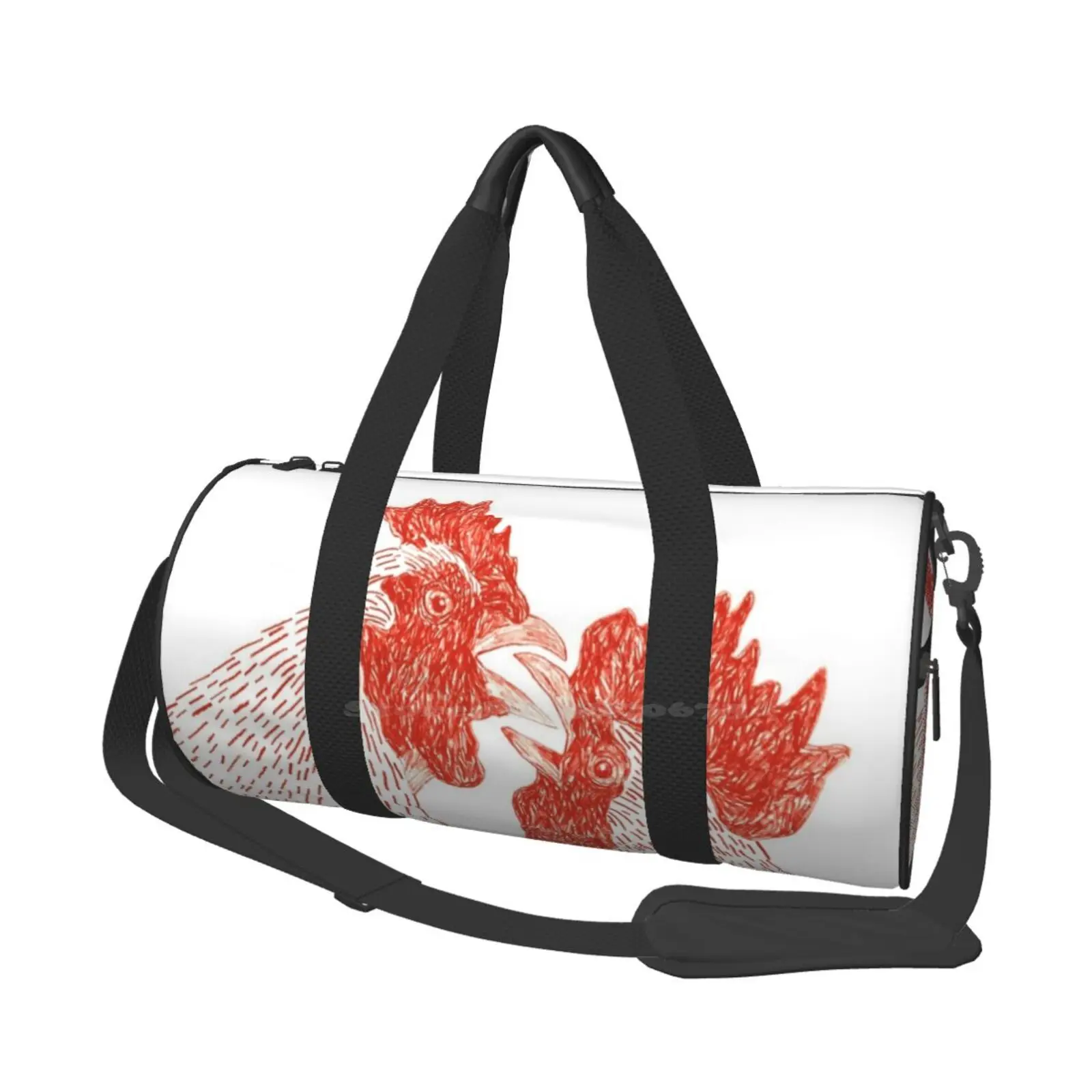 

Cockerels Shoulder Bag Casual Satchel For Sport Travel School Pride Queer Sexuality Romantic Love Erotic Passion Beautiful