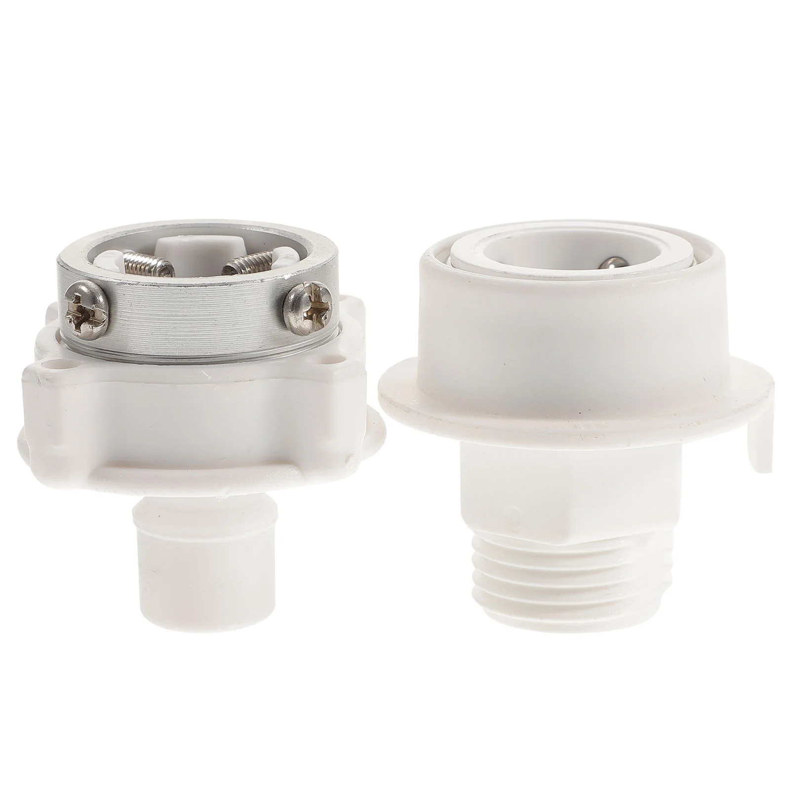 

2pcs Water Inlet Pipe Hose Connector Inlet Pipe Coupler Water Hose Repair Kit Extension Pipe Fitting