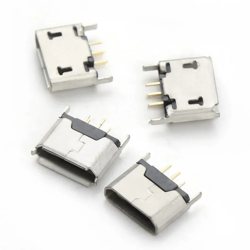 10 шт. вертикальный MICRO mini USB 5pin гнездовой разъем 180 градусов 5P Прямой подключаемый