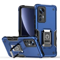 armor shockproof case for xiaomi 12 12x 12 pro silicone pc ring stand luxury hard phone back cover for xiaomi mi 12s 12s pro