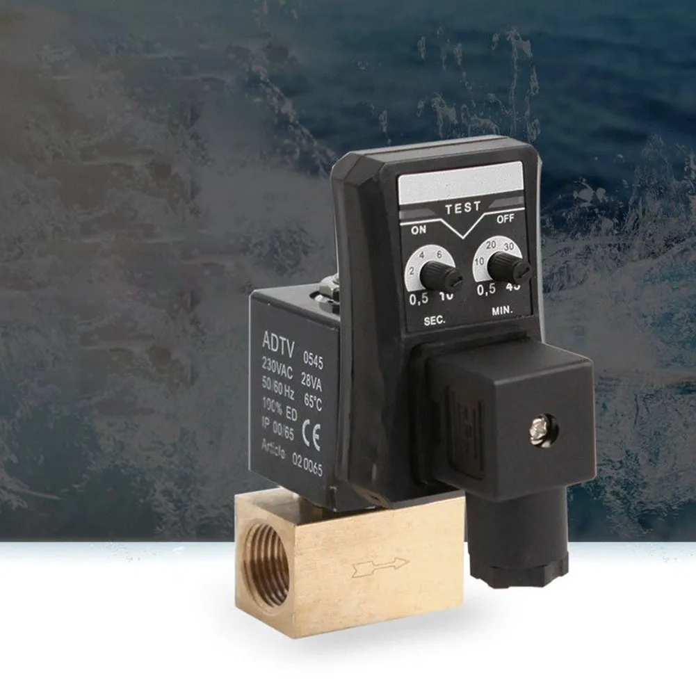 G1/2 внутренняя резьба электронный сливной клапан 220 В воздушный компрессор фильтр