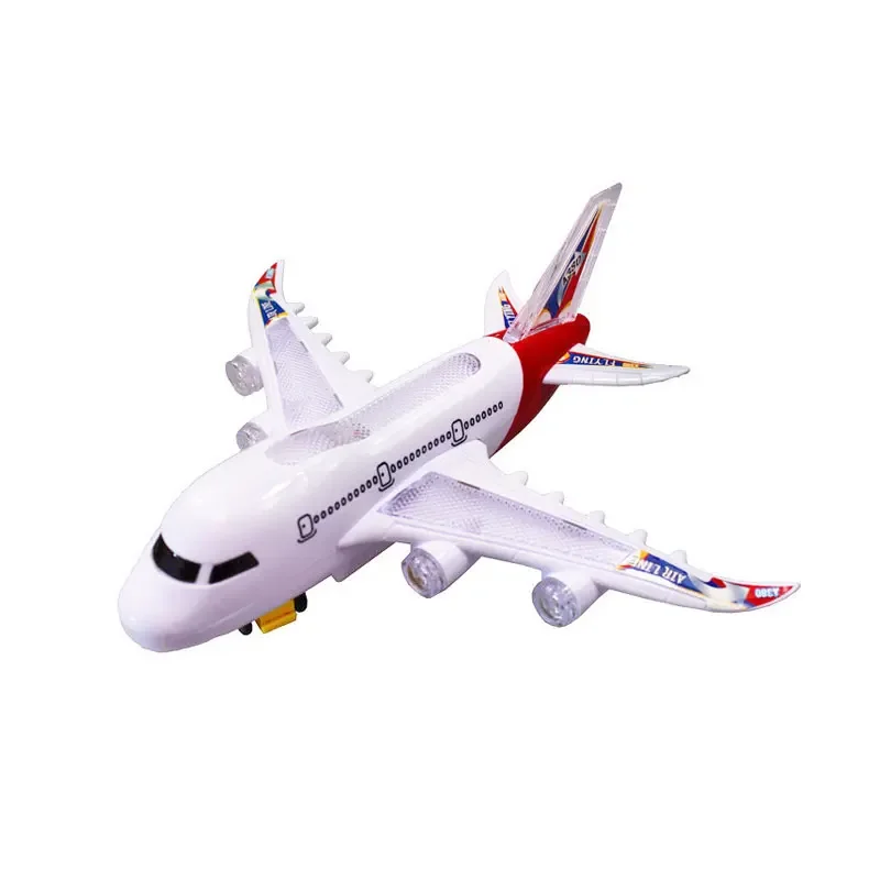 Модель самолета 26 см A380 светильник и звуком для детских игрушек
