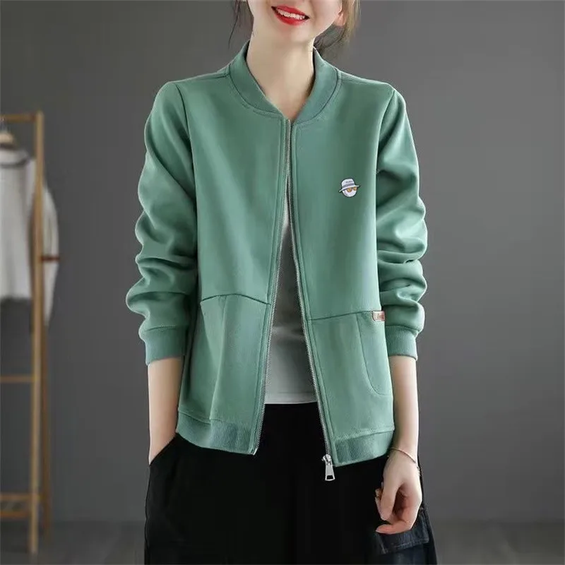 

High Quality Sweater Top Women's Golf Clothing Spring Autumn ladies Golf Wear Jacket Sweatshirt Korea fashion Golf loose Coat