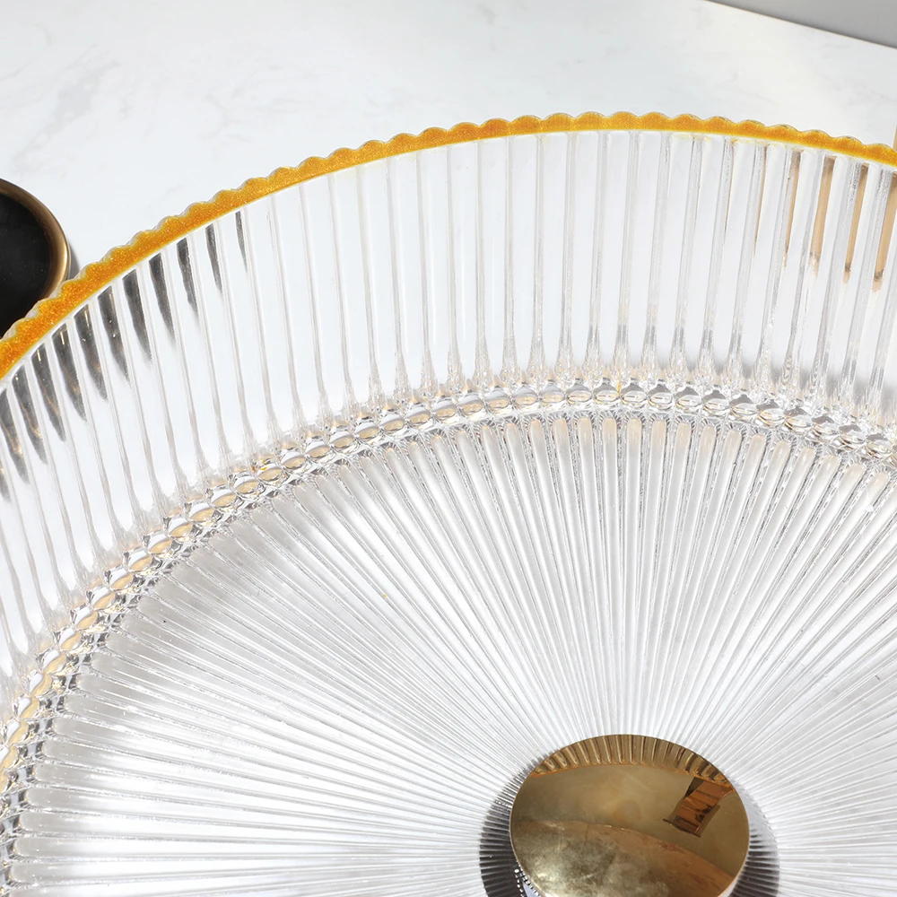 Набор раковины YANKSMART из закаленного стекла круглая Прозрачная чаша умывальник