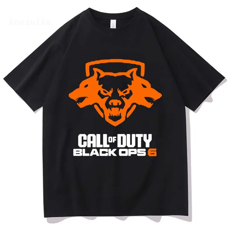Футболки Call of Duty Black Ops 6 2024 забавная мужская одежда хлопковая летняя футболка