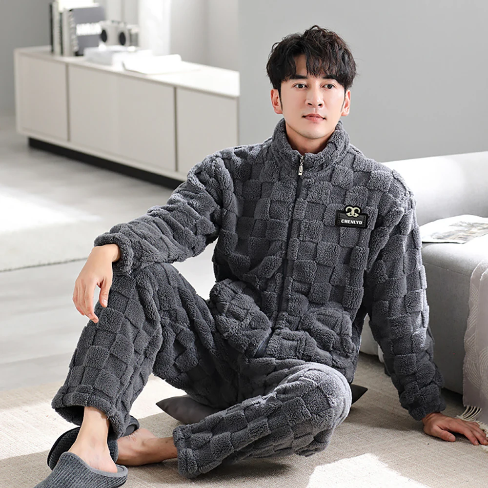 Рисунок 4 - Мужская зимняя теплая плотная Фланелевая пижама