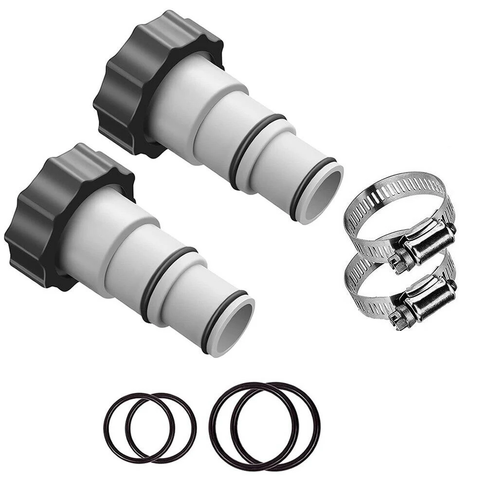 

1PC Replacement Hose Adapter A W/Collar For Threaded Connection Pumps For Plunger Valve Pool Drain Swimming Pool Fit ARU