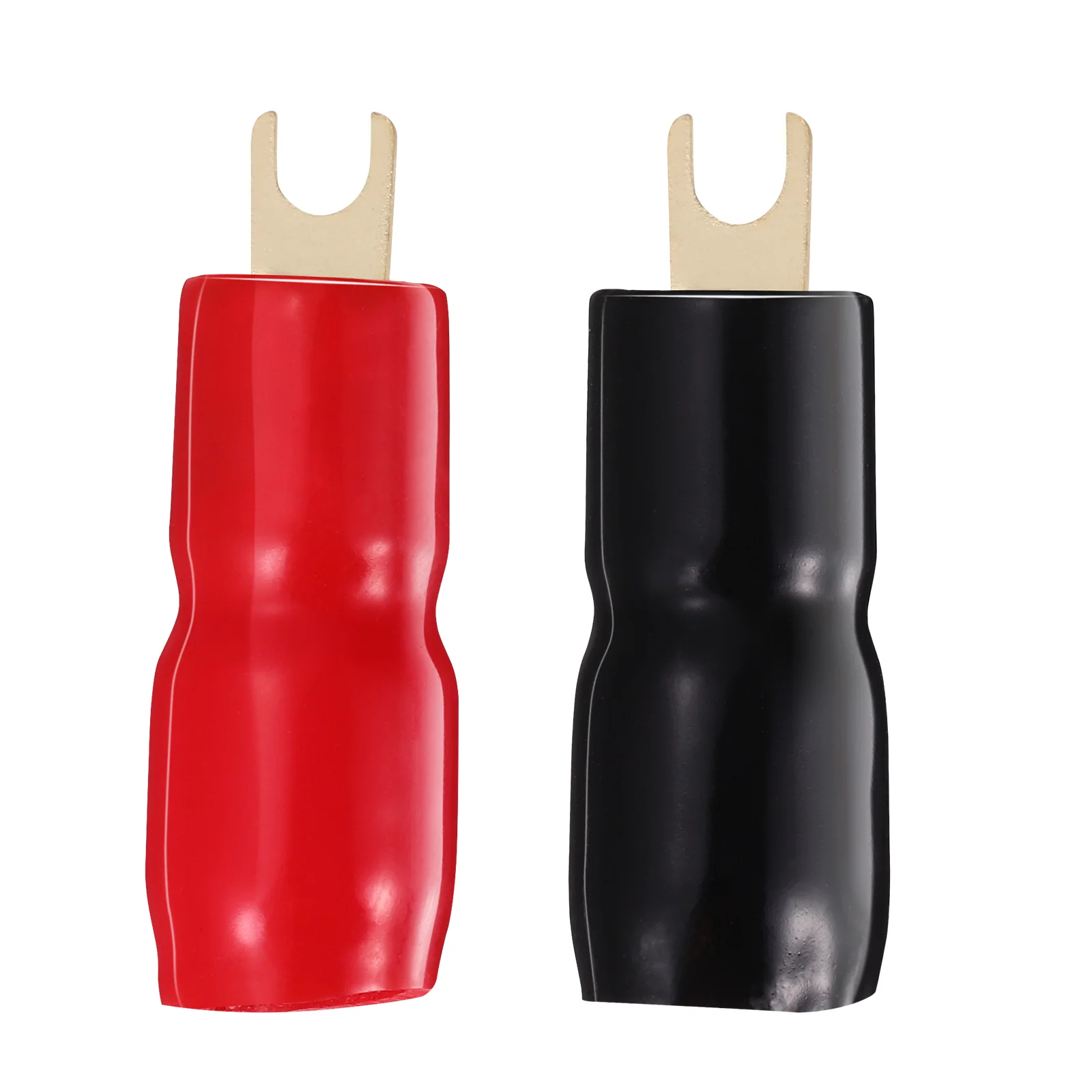 

Winauto 2 пары, A0326, медная лопатка 0GA, терминал, вилка, адаптеры, соединители, обжимные барьерные лопаты для провода динамика