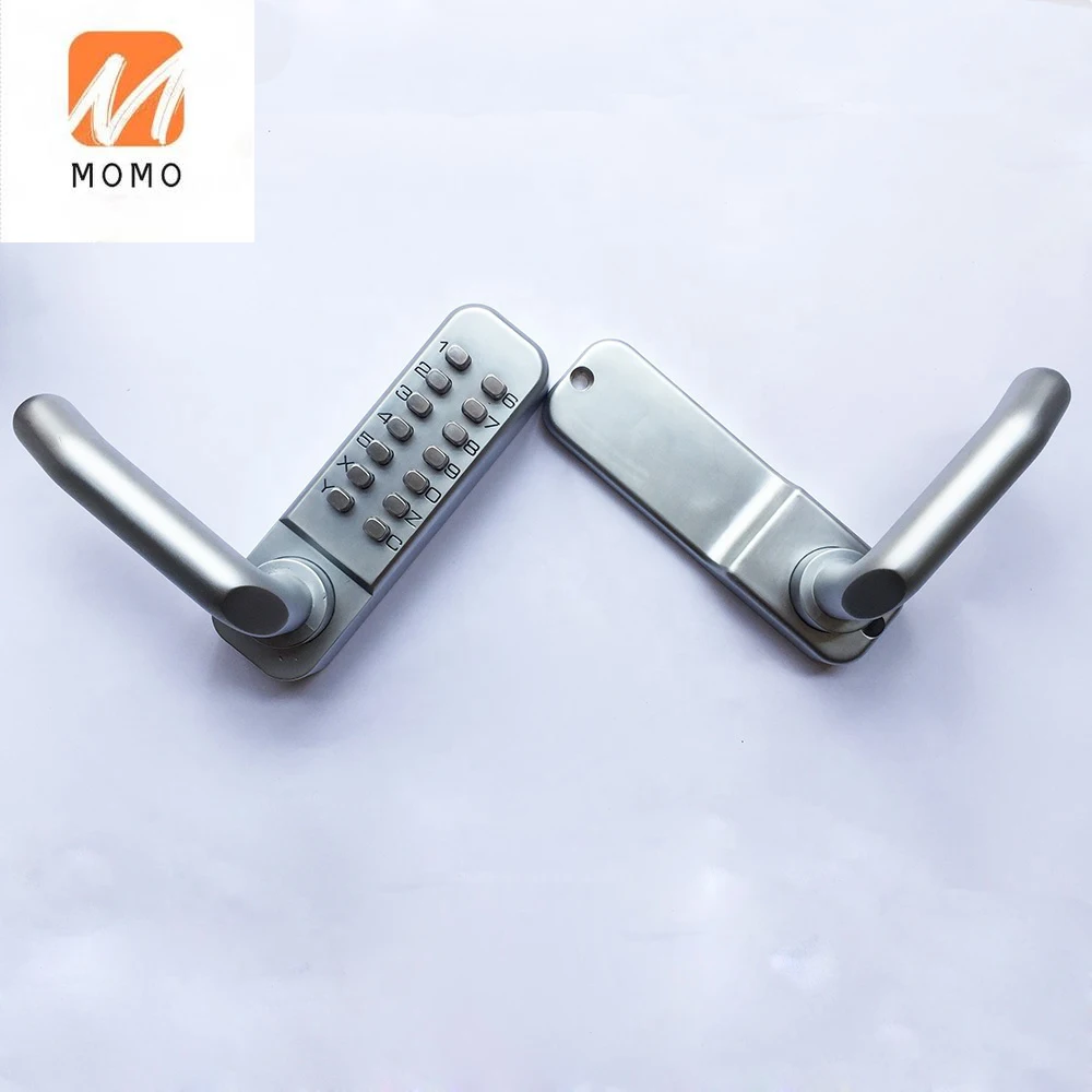 Водонепроницаемый БЕСКЛЮЧЕВОЙ замок со стеклянной клавиатурой механическая