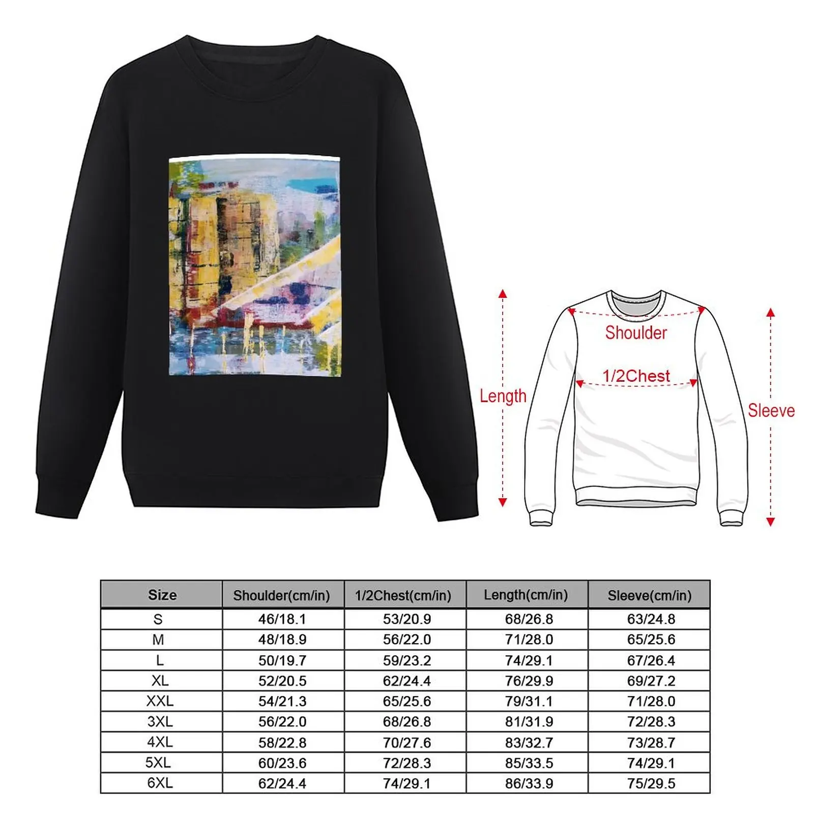 Abstract City Scape Original by CarolAnn пуловер с капюшоном мужской зимний свитер толстовки